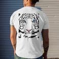 Tiger Tigress Face Fierce And Wild Beautiful Big CatMen's T-shirt Back Print Gifts for Him