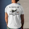 All Together Now Summer Reading 2023 Groovy Cat Book Lover Men's Back Print T-shirt Gifts for Him