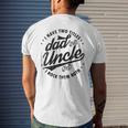I Have Two Titles Dad And Uncle I Rock Them Both Uncle Men's Back Print T-shirt Gifts for Him