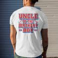 Uncle Football Birthday Boy Family Baller B-Day Party Mens Back Print T-shirt Gifts for Him