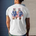 Uncle Sam Griddy 4Th Of July Happy Independence Day 2023 Fun Men's Back Print T-shirt Gifts for Him