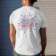 United We-Stand 4Th Of July 2023 Patriotic American Usa Flag Mens Back Print T-shirt Gifts for Him