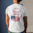 United We-Stand 4Th Of July Patriotic American Independence Mens Back Print T-shirt Gifts for Him