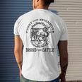 Vintage Trust Your Neighbors But Brand Your Cattle Farmer Mens Back Print T-shirt Gifts for Him