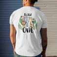 Wilde One Of The Wild One Zoo Birthday Safari Jungle Animal Mens Back Print T-shirt Gifts for Him