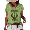 They Did Not Burn Witches They Burn Feminist Women's Loose T-shirt Green
