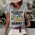 Did You Try Turn It Off & On Again Tech It Support Engineer Women's Loose T-shirt Grey