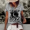 Vintage Salem 1692 They Missed One Halloween Salem 1692 Women's Loose T-shirt Grey