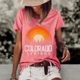 Colorado Springs Co Retro Style Vintage 70S 80S Gift Women's Short Sleeve Loose T-shirt Watermelon