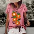Retro Halloween Nicu Nurse Pumpkin Spooky Vibes Fall Vibes Women's Loose T-shirt Watermelon