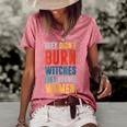 They Didn't Burn Witch They Burned Halloween Women's Loose T-shirt Watermelon