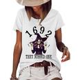 1692 They Missed One Witch Vintage Halloween Salem Women's Loose T-shirt White