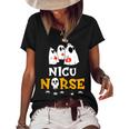 Halloween Nicu Nurse Costume Rn Nursing Ghost Women's Loose T-shirt Black