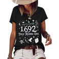 Retro Vintage Witchcarfts Salem 1692 They Missed One Women's Loose T-shirt Black