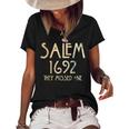 Salem Witch 1692 They Missed One Vintage Halloween Women's Loose T-shirt Black