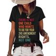There Is Not One Child Who Wants To DI-E For Your 2Nd Women's Short Sleeve Loose T-shirt Black