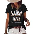 Vintage Groovy Salem 1692 They Missed One Women's Loose T-shirt Black