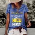 You Cant Scare Me I Am Nicu Nurse Halloween Nicu Nurse Women's Loose T-shirt Blue