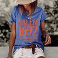 Salem 1692 They Missed One Witch Halloween Vintage Women's Loose T-shirt Blue
