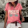 Pacific Northwest Vintage Mountain Camping Hiking T Camping Funny Gifts Women's Short Sleeve Loose T-shirt Watermelon