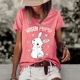 Rabbit Mum With Rabbit Easter Bunny Gift For Women Women's Short Sleeve Loose T-shirt Watermelon