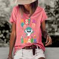 Sister Of The Birthday Shark Birthday Family Matching Gifts For Sister Funny Gifts Women's Short Sleeve Loose T-shirt Watermelon