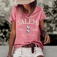 Vintage Salem 1692 They Missed One Witch Crow Bird Halloween Women's Loose T-shirt Watermelon