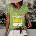 You Cant Scare Me I Am Nicu Nurse Halloween Nicu Nurse Women's Loose T-shirt Green