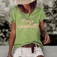 Funny Mothers Day Moms Spaghetti And Meatballs Lover Meme Gift For Women Women's Short Sleeve Loose T-shirt Green