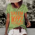 Salem 1692 They Missed One Witch Halloween Vintage Women's Loose T-shirt Green
