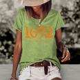 Vintage 1692 They Missed One Witch Salem 1692 Halloween Women's Loose T-shirt Green