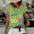 Vintage Matching Halloween 1950S This Is My 50S Costume Women's Short Sleeve Loose T-shirt Green