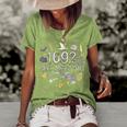 Vintage Witch Halloween Costume Salem 1692 They Missed One Women's Loose T-shirt Green