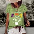 Vintage You Coulda Had A Bad Witch Halloween Funny Women's Short Sleeve Loose T-shirt Green