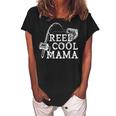 Retro Reel Cool Mama Fishing Fisher Mothers Day Gift For Womens Gift For Women Women's Loosen Crew Neck Short Sleeve T-Shirt Black