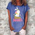 Rabbit Pet Rabbit Mum Gift For Women Women's Loosen Crew Neck Short Sleeve T-Shirt Blue
