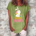 Rabbit Pet Rabbit Mum Gift For Women Women's Loosen Crew Neck Short Sleeve T-Shirt Green