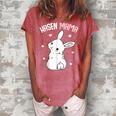Rabbit Mum With Rabbit Easter Bunny Gift For Women Women's Loosen Crew Neck Short Sleeve T-Shirt Watermelon