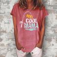 Reel Cool Mama Fishing Fisherman Funny Retro Gift For Women Women's Loosen Crew Neck Short Sleeve T-Shirt Watermelon