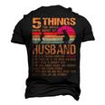 5 Things About My Husband Father Day 23 From Daughter Men's 3D T-shirt Back Print Black