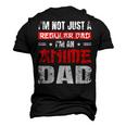 Anime Dad Fathers Day Im Not A Regular Dad Im An Anime Dad Men's 3D T-Shirt Back Print Black