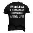 Anime Fathers Birthday Im An Anime Dad Fathers Day Anime Men's 3D T-Shirt Back Print Black