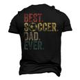 Best Soccer Dad Ever Daddy Fathers Day Vintage Womens Men's 3D T-shirt Back Print Black