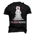 Cute Bunny Easter Rabbit Mum Rabbit Mum Men's 3D T-Shirt Back Print Black