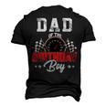 Dad Of The Birthday Boy Race Car Racing Car Driver Father Men's 3D T-shirt Back Print Black
