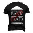 First National Bank Of Dad Closed Fathers Day Men's 3D T-shirt Back Print Black