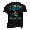 Ofishally The Best Mama Fishing Rod Mommy Men's 3D T-Shirt Back Print Black
