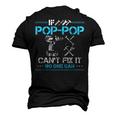 If Pop Pop Cant Fix It No One Can For Fathers Day Dad Men's 3D T-shirt Back Print Black