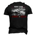 Promoted To Daddy 2023 First Time Fathers Day New Dad Mens Men's 3D T-shirt Back Print Black