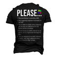 Stop Questioning My Parenting Skills Autistic Mom Dad Autism Men's 3D T-shirt Back Print Black